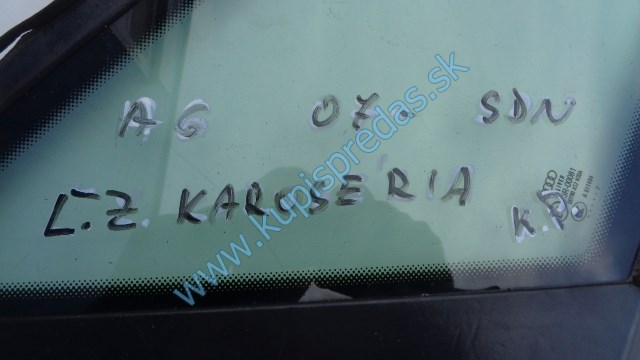 ľavé zadné sklo do karoséria na audi a6 C6 sedan, 